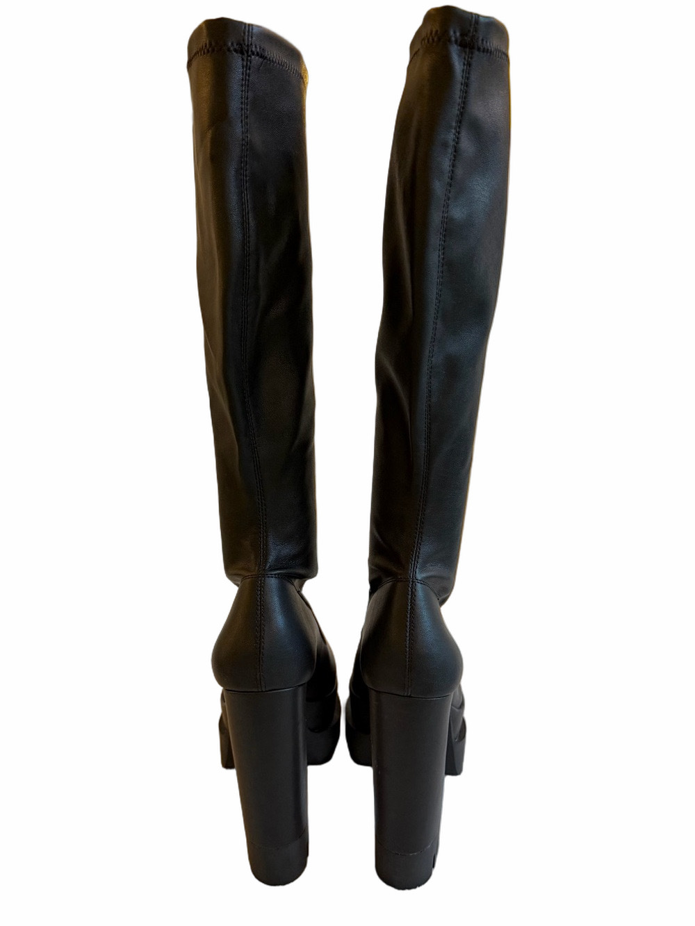 Steve Madden MARA Lug Sole Knee High Platform Boots Size 8 EUC - Picture 5 of 10